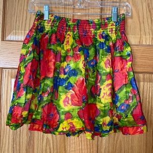 Floral Hollister skirt